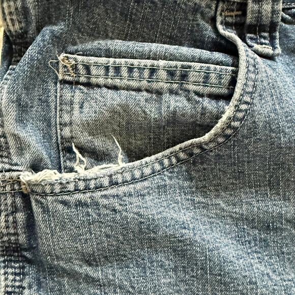 Wrangler Carpenter Denim Work Shorts – Men’s 33 – Utility Vintage Style - Picture 5 of 9